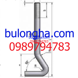 Bu lông móng cột kiểu L A